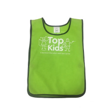 Hi Vis Children Kids Green Riding Reflective Safety Mesh Vests With Logo